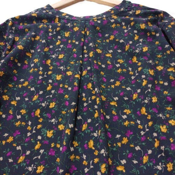 LEPSIM Floral V-Neck Blouse - Size L - Picture 7 of 7